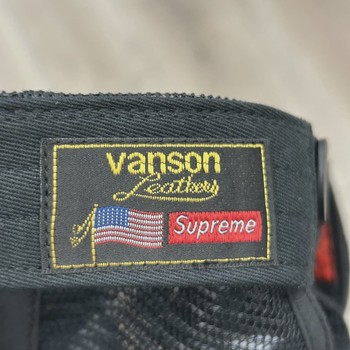 Supreme Vanson Leathers Spider-Man Mesh Back 6-Panel Hat • Pre-Owned [5721] - view 8