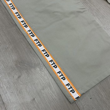 Fuck The Population (FTP) Orange Logo Tape Work Pants • Pre-Owned [1616] - view 4