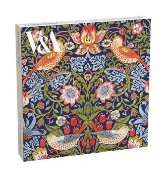 Museums & Galleries Strawberry Thief Square Notecrd Wallets 301204-ERE