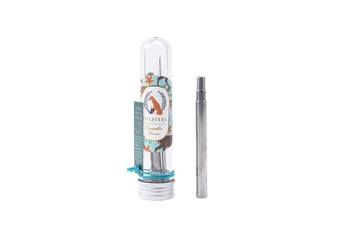 FOX AND FERN METAL TRAVEL STRAWS