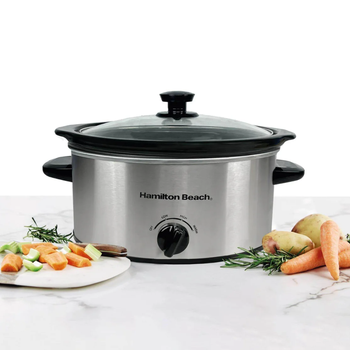 HAMILTON BEACH STAINLESS STEEL SLOW COOKER - 3.5 LITRE CAPACITY