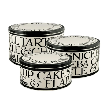 EMMA BRIDGEWATER BLACK TOAST ROUND CAKE TIN