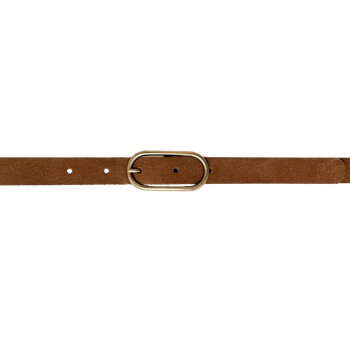 Luna slim belt - Camel gold