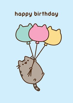Hype -	Pusheen HB with balloons-PUSH018