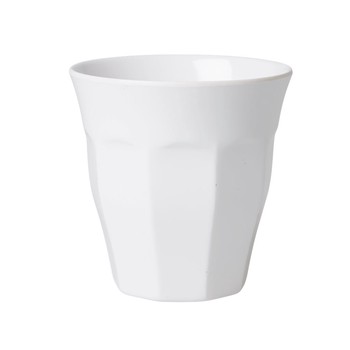 RICE MEDIUM MELAMINE CUP - WHITE