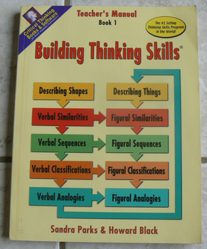 Building Thinking Skills Level 1, Instruction & Answer Guide
