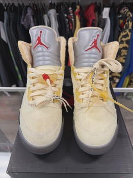 Air Jordan 5 Retro Off-White Sail • Pre-Owned [1222] - view 5