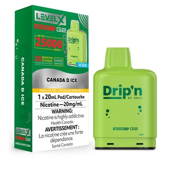 Level X Drip'n G2 Boost 25K Pod - Canada D Iced