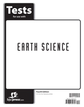 BJU EARTH SCIENCE ASMTS 5TH ED GR 8