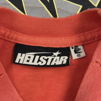 Hellstar Cracked Logo Distressed Tee • Pre-Owned [2562] - view 3