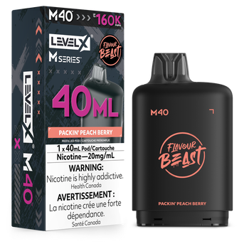 Level X Flavour Beast M40 160K Pod - Packin' Peach Berry