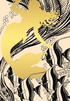 Madame Treacle - Whimsical Blank Card - Gold Foil - RS295