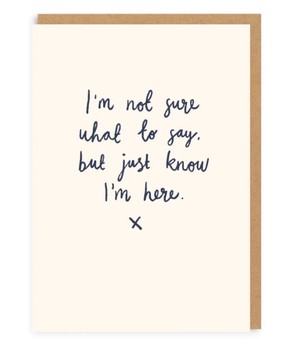 Ohh Deer - Just Know I'm Here Greeting Card - JWGC5669