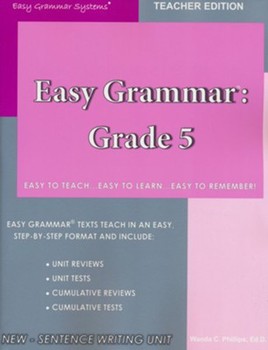 Used Easy Grammar Grade 5