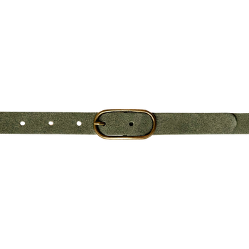 Luna slim belt - Green gold