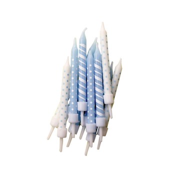 CANDLES - PALE BLUE MIX