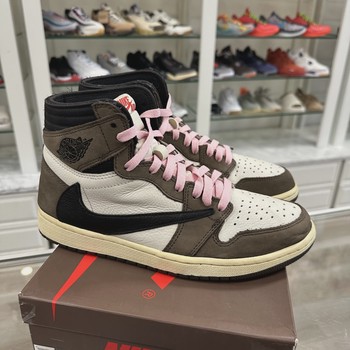 Air Jordan 1 Retro High Original SP Travis Scott Mocha • Pre-Owned [2820] - view 5