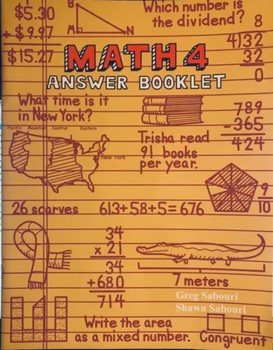Teaching Textbooks Math 4 Answer Booklet