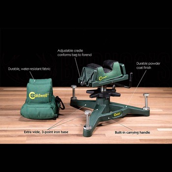 Caldwell the Rock Deluxe Front Rest + Rear Shooting Bag