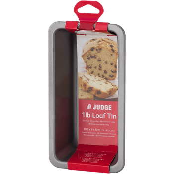 LOAF TIN 1LB SEAMLESS NON STICK - JUDGE