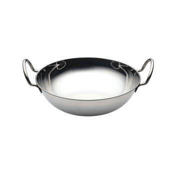 BALTI DISH 26CM LARGE STAINLESS STEEL