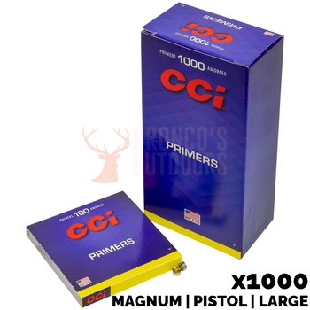 CCI Large Magnum Pistol Primers x 1000
