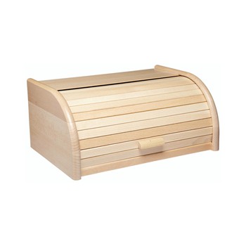 BEECH ROLL TOP BREAD BIN
