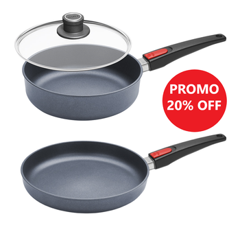 WOLL DIAMOND LITE NON-STICK TWO PIECE SET - 24CM SAUTE / 28CM FRYING PAN