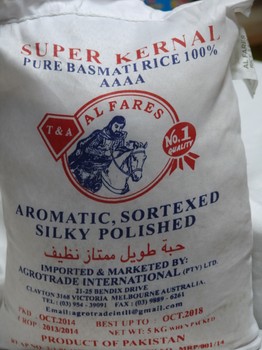 A Super Kernal Basmati Rice 25kg ***