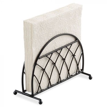 BLACK LATTICE NAPKIN HOLDER