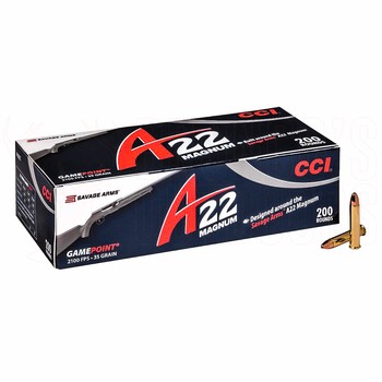 CCI A22 .22 Magnum 35gr Game Point 200 Rounds