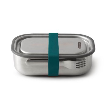 BLACK+BLUM LARGE STAINLESS STEEL LUNCH BOX - OCEAN