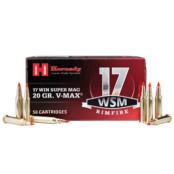 Hornady 17 WSM 20gr V-Max