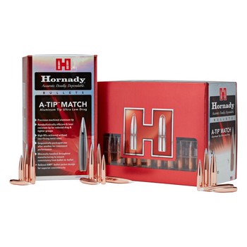 Hornady A-Tip .338 Cal .338" 300gr Projectiles x100