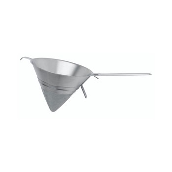 FINE MESH STAINLESS STEEL CONICAL SIEVE - 20CM