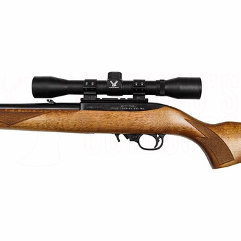 Ruger 10/22 Sporter Blued Wood + 4x32 Scope + Suppressor