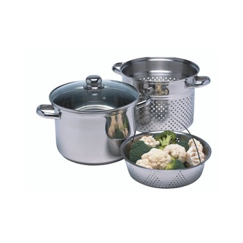MULTI PAN STEAMER - STOCKPOT - PASTA PAN- 7.5 LITRE
