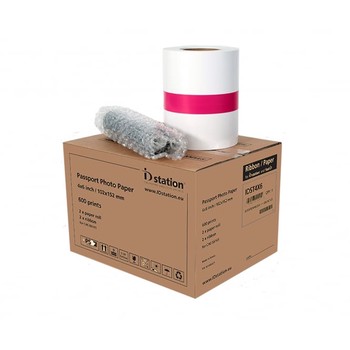 IDStation Passport Photo Paper 102 x 152mm IDST4X6 (1 Roll & Ribbon)