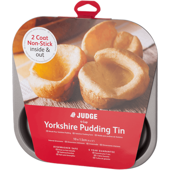 YORKSHIRE PUDDING TRAY 4 HOLE NON STICK - JUDGE