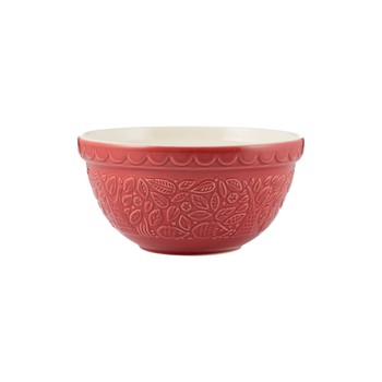 MASON CASH RED MIXING BOWL - IN THE FOREST