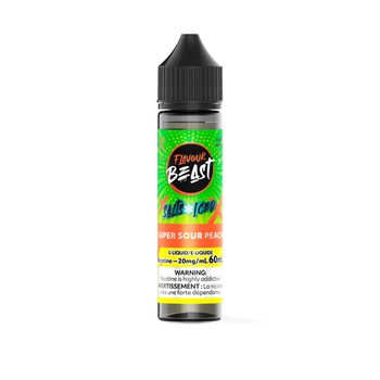 Flavour Beast - Super Sour Peach Iced 60ml Salt