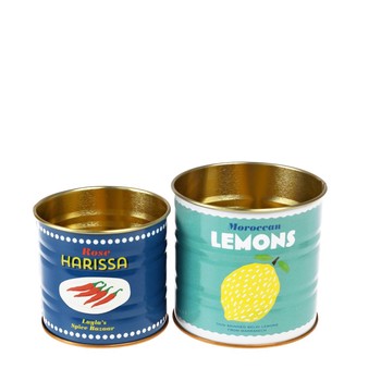 MINI LEMONS & HARISSA TINS - SET OF 2
