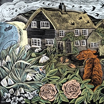 Museums & Galleries - Rose Cottage Greeting Card - AHH008-