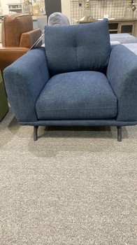 Delaney Fabric Chair - Navy