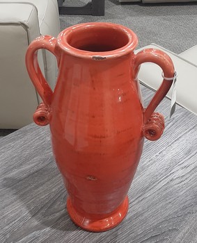 Sullivan Ceramic Red Handled Jar / Small