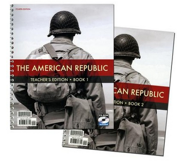 BJU AMERICAN REPUBLIC TE- 2 BOOK SET
