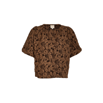 Sigga Blouse · Toffee Print