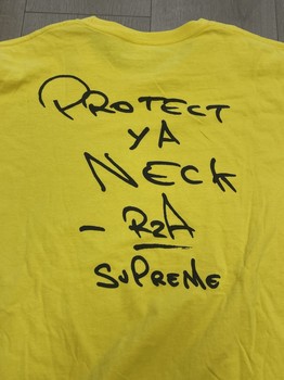 Supreme x Wu-Tang Clan Rza Tee 'Yellow' • Pre-Owned [5655] - view 2