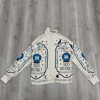 Amiri Fortune Long-Sleeve Bowling Shirt 'Alabaster' • Pre-Owned [3561] - view 3