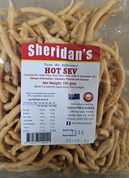 Sheridan Hot Savoury 190gm